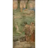 Anne Redpath, STUDY FOR 'THE CHILDHOOD OF ST. GENEVIEVE', Watercolour and gouache