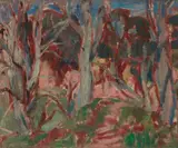 William George Gillies, A WOODED LANDSCAPE