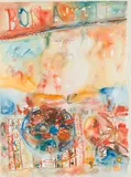 John Bellany, BON APPETIT, watercolour