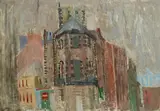 David Michie, ARGYLE ARMS, POTTERROW, oil on board