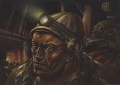 THE PARDON by Peter Howson, mixed media, sold Dec 2022