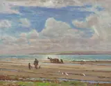 Patrick Downie, SUMMER TIME, FIRTH OF CLYDE, oil on board