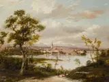 Charlotte Nasmyth, PERTH, oil on board