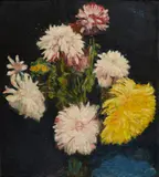 George Leslie Hunter, A STILL LIFE OF CHRYSANTHEMUMS