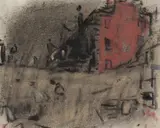 Joan Eardley, RED SAND-STONE GABLE END