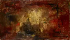 COMPOSITION by William Johnstone, oil on canvas, sold Dec 2022