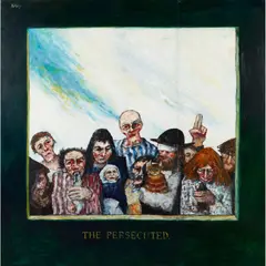 John Bellany, THE PERSECUTED, oil on board