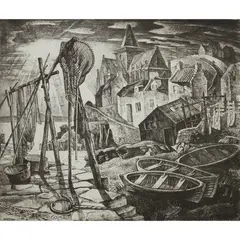ST. MONAN'S by William Wilson, Etching, sold Jul 2022