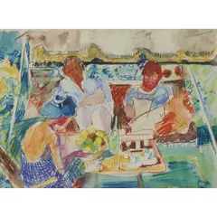 John Cunningham, THE GARDEN, GRAVESEND, KENT, 1983, mixed media