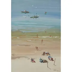 Norman Edgar, AT THE SEASIDE, watercolour and gouache