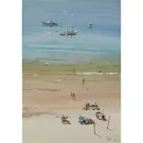 Norman Edgar, AT THE SEASIDE, watercolour and gouache