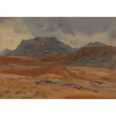 Archibald Thorburn, NEAR INVERAN, ROSS-SHIRE, watercolour and pencil