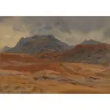 NEAR INVERAN, ROSS-SHIRE by Archibald Thorburn, watercolour and pencil, sold Jul 2022
