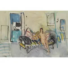 David Donaldson, RECLINING NUDE, oil on canvas