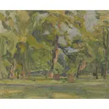 Francis Hoyland, KEW GARDENS, Oil on board