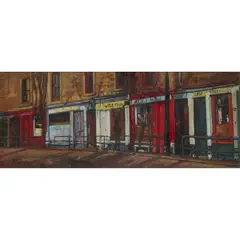 Joe McIntyre, SUMMER IN THE CITY, LOCHEE ROAD, oil on board
