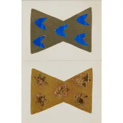 Two Tie Designs by Breon O'Casey, Mixed media and collage, sold Apr 2023