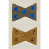 Breon O'Casey, Two Tie Designs, Mixed media and collage