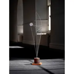 Untitled (Iron/Steel Construction), 1951 by Denis Mitchell, unique steel wire sculpture, sold Apr 2023