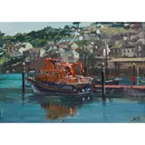 Bernard Evans, Lifeboat, Newlyn, 2004, oil on canvas