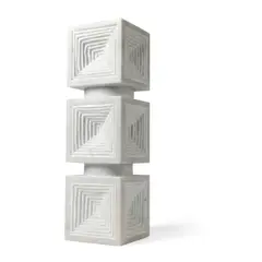 Minoru Niizuma, White Castle II, 1973, ordinario marble