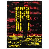 Derek Boshier, Space Window, 1987, acrylic on paper