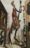 John Byrne, UNDERWOOD LANE I, 2009, mixed media on scraper board