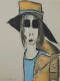 Pat Douthwaite, UNTITLED (HAT AND SUNGLASSES), 1977