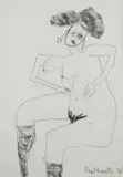 Pat Douthwaite, UNTITLED (NUDE WITH EARRINGS), 1992
