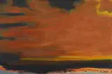 John Houston, SUNSET, DIEPPE II, oil on canvas