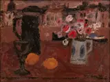 John Houston, STILL LIFE, ANSTRUTHER, 1953, oil on board