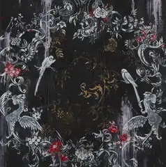 Henrik Simonsen, ROC'COCO GOLD, 2008, Oil and acrylic on canvas