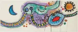Alan Davie, SERPENT IN LOVE, NO. 2, 1968, Gouache and watercolour on two conjoined pieces of paper