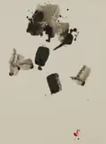 William Johnstone, UNTITLED, ink and wash