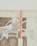Kalpathi Ganpathi Subramanyan, UNTITLED (TWO FIGURES), Felt tip on paper