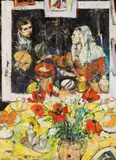 Peter McLaren, HOMAGE TO VELAZQUEZ, STILL LIFE WITH POPPIES