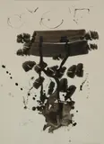 William Johnstone, UNTITLED (ABSTRACT), ink on paper