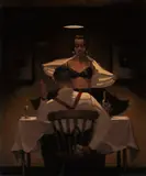Jack Vettriano, BUSTED FLUSH