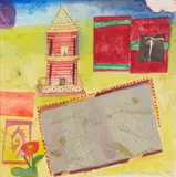 Elizabeth Blackadder, STILL LIFE WITH PAGODA, 1997