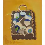 David Michie, TURNIPS ON A TRAY, BIARRITZ MARKET, FRANCE, 2001, Oil on canvas
