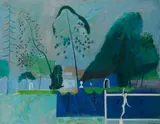 David Michie, A GARDEN IN LISBON, 1961, oil on board