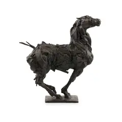 GALLOPING HORSE by Claire Norrington, bronze, sold Aug 2022