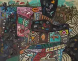 Alan Davie, OPUS O. 1393: SORCERER'S BAG, 1998