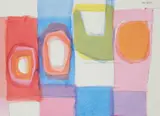 James Hull, ABSTRACT, 1987, watercolour
