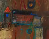 Barbara Rae, THE GARDNER'S SHED, LA VIRGINIA, 1995