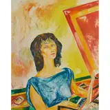 John Bellany, VIRGINIA BLACK, 1989, oil on canvas