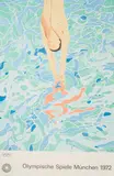 David Hockney, OLYMPISCHE SPIELE MÜNCHEN, 1972 (BAGGOTT 34), Lithograph, printed by Matthieu, Zurich, published by Edition Olympia 1972 GmbH, Munich