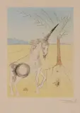 JOSEPH FROM THE TWELVE TRIBES OF ISRAEL by Salvador Dalí, Etching with stencils in colour, E.A., sold Aug 2022