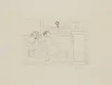 Pablo Picasso, LE REPOS DU SCULPTEUR IV, 1933, Etching on Montval paper with Picasso watermark, ed. 260