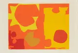 Patrick Heron, SIX IN LIGHT ORANGE WITH RED IN YELLOW, 1970, Screenprint, 42/100